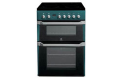 Indesit ID60C2N Electric Cooker with Double Oven - Blue
